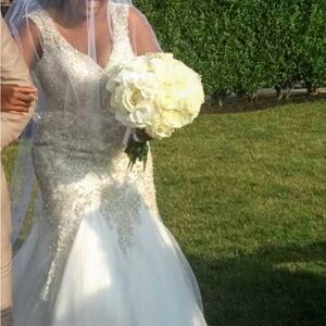 Allure Bridals Swarovski Crystal Wedding Dress